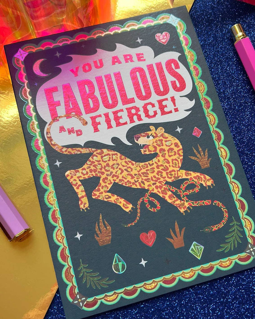 Cath Tate Cards - Fabulous and Fierce Birthday Card