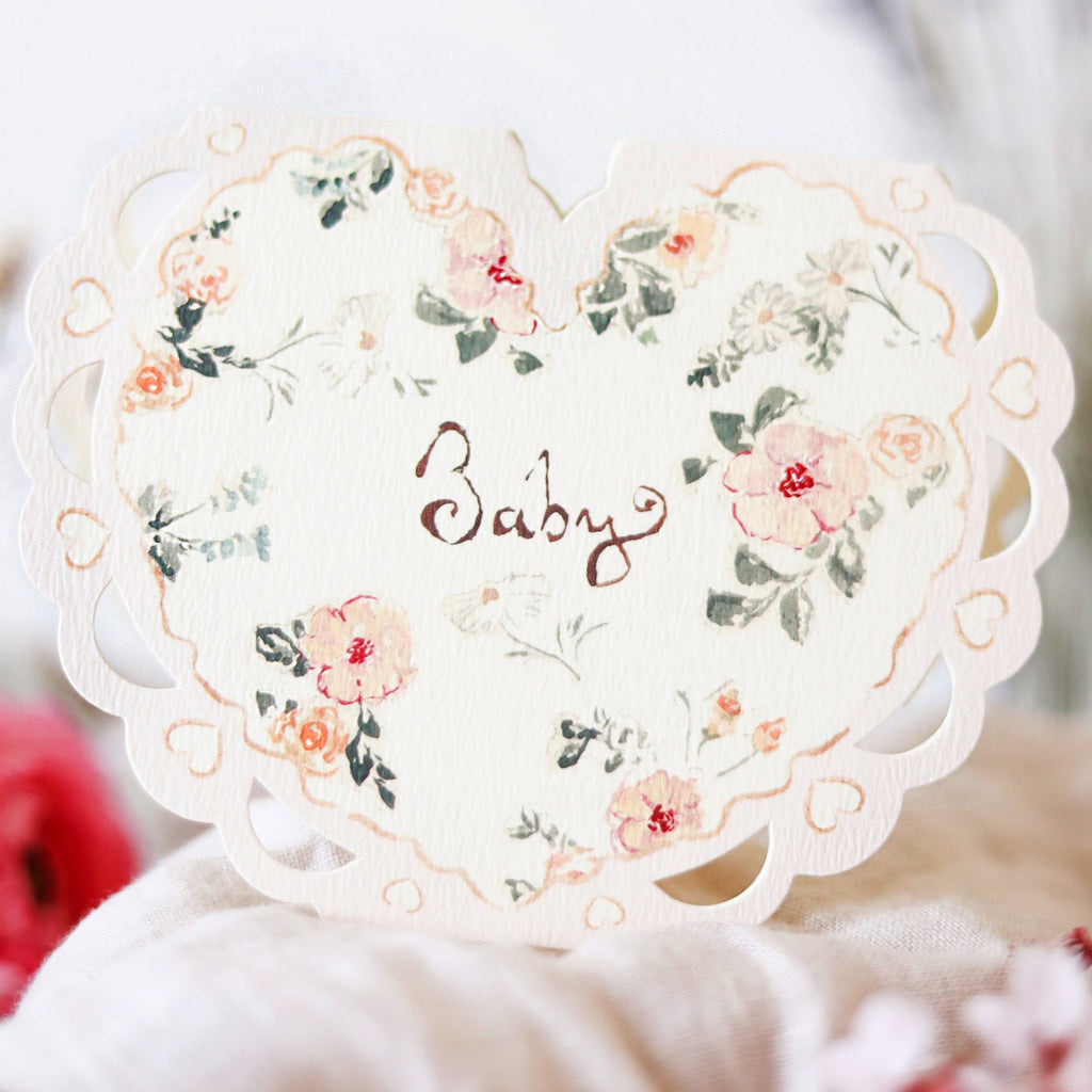 Sophie Amelia Creates - Baby Florals New Baby Card