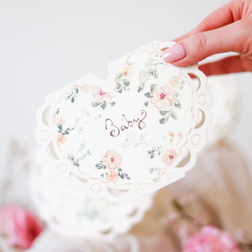 Sophie Amelia Creates - Baby Florals New Baby Card