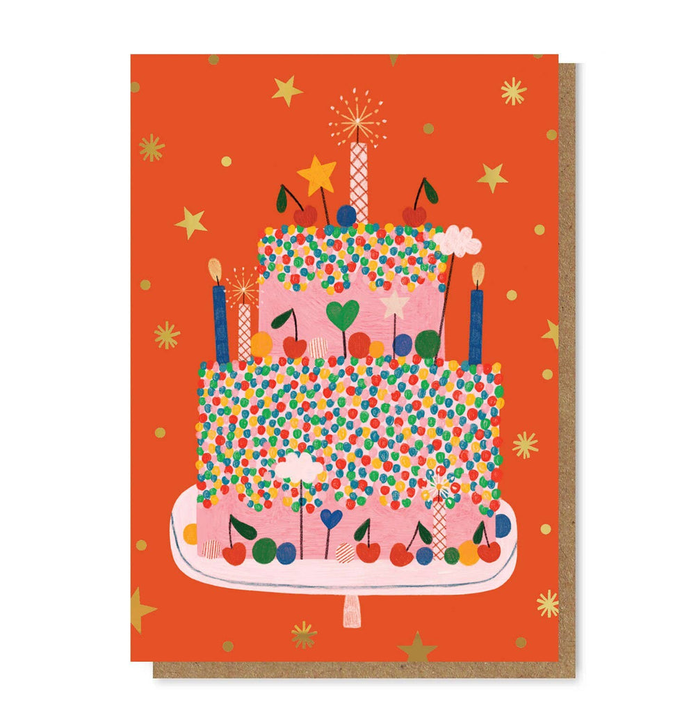 Daria Solak Illustrations - CELEBRATION CAKE Birthday Card