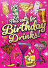 Cath Tate Cards - Birthday Drinks Card