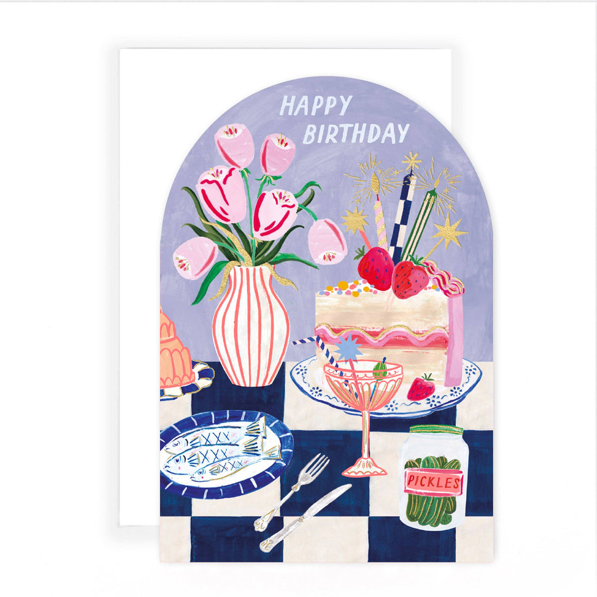 Hotchpotch - Pablo Open Birthday Cake On Table Card– The Paper Parlour