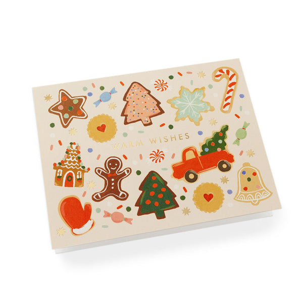 Rifle Paper Co. Holiday Cookies Christmas Card SET