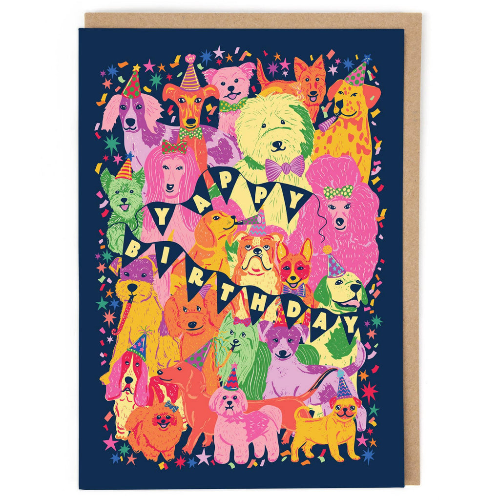 Cath Tate Cards - Dogs Yappy Birthday Card