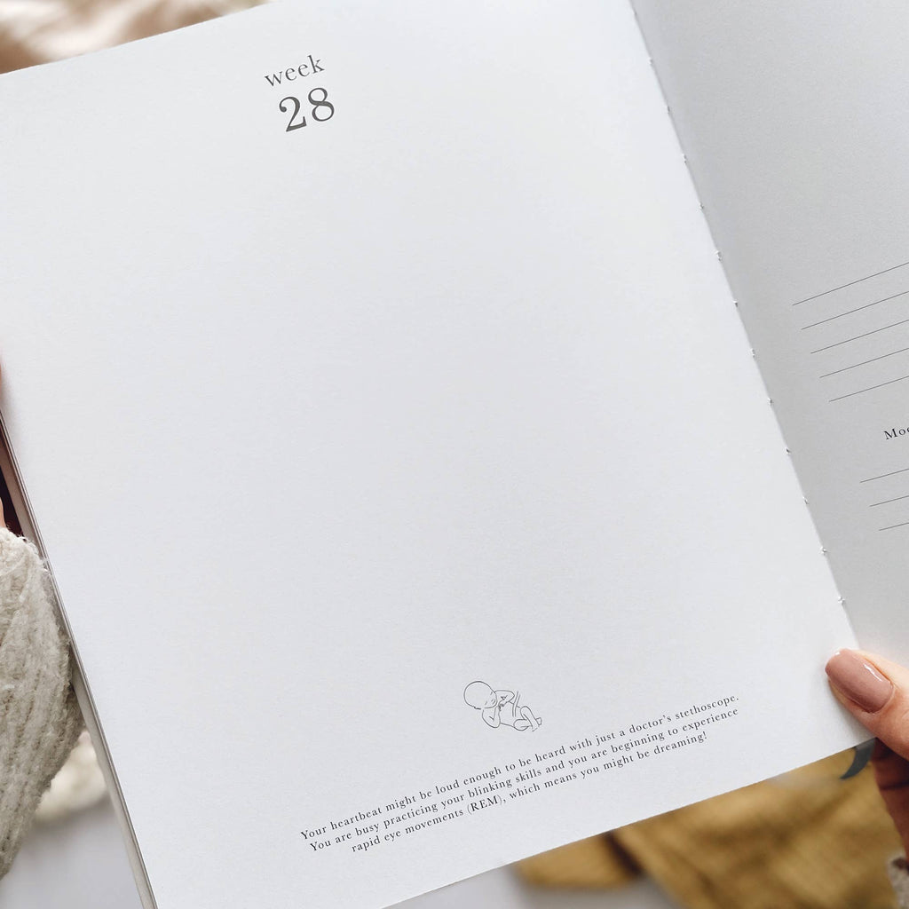 Blush And Gold - Pregnancy Journal (Animals) 