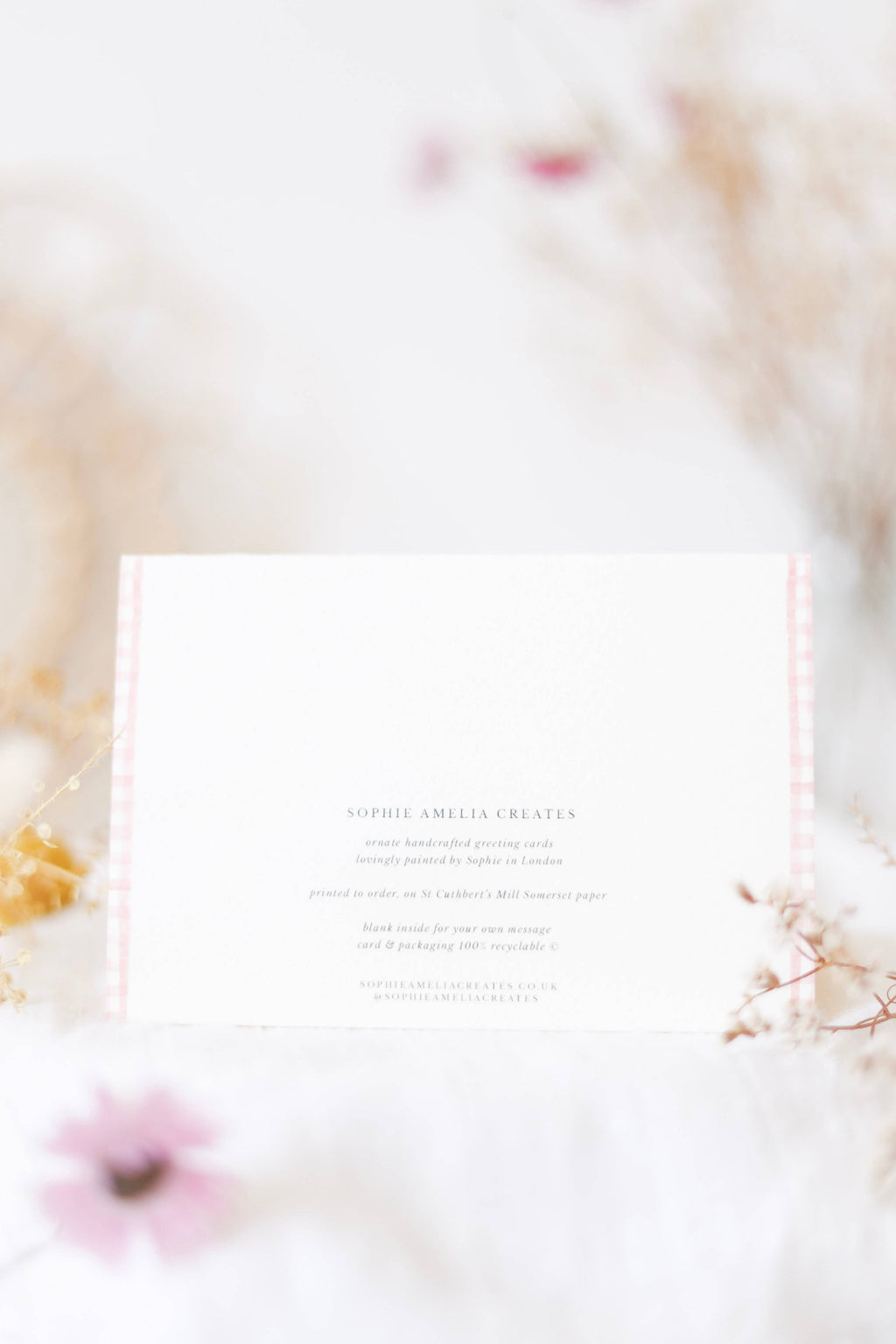 Sophie Amelia Creates - Sweet Baby Collar - New Baby Card