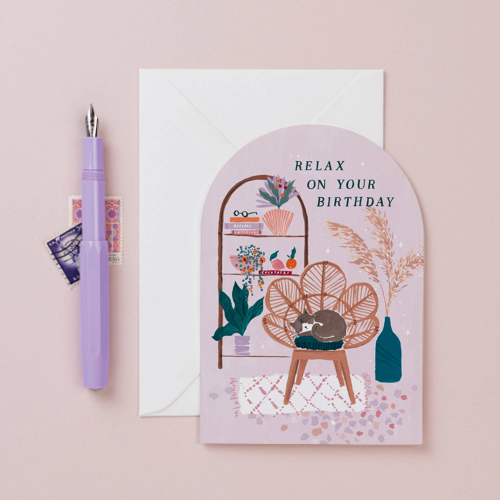 Sister Paper Co. Relax on Your Birthday Card
