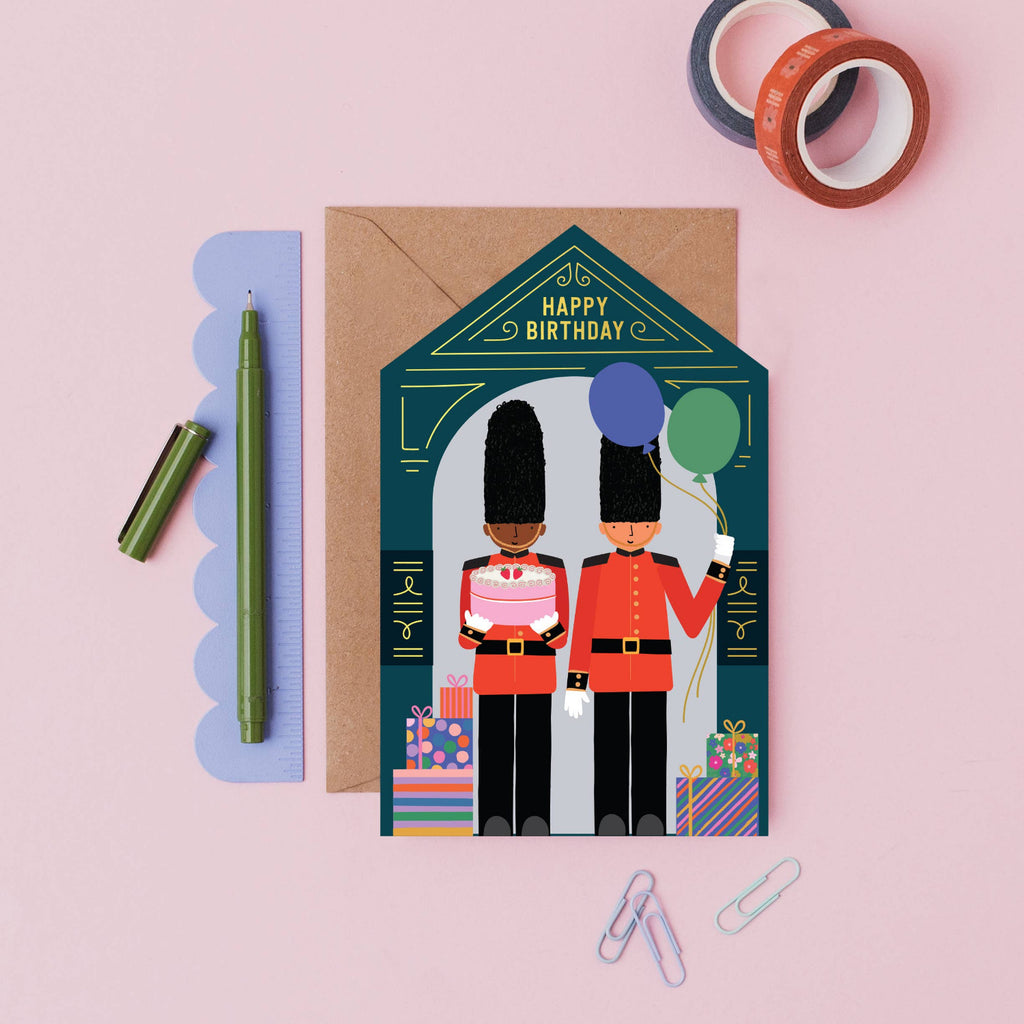 Mifkins - London Guards Birthday Card
