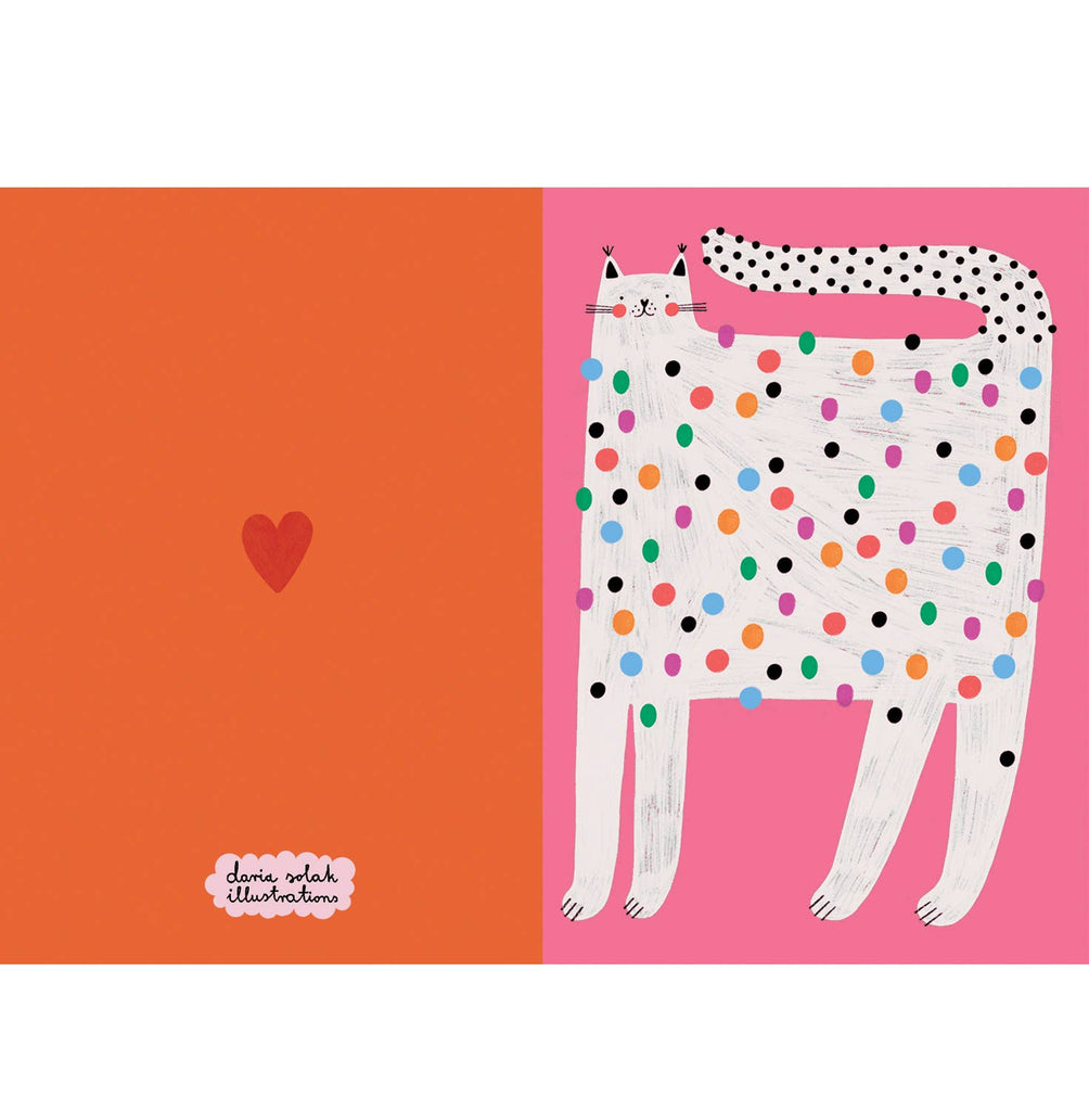 Daria Solak Illustrations - SPOTTED CAT Birthday Card