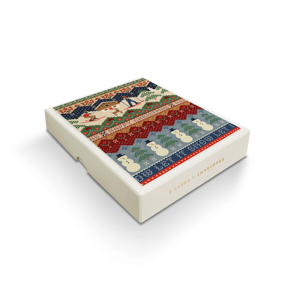 Rifle Paper Co. - Ski Chalet Christmas Card BOX SET