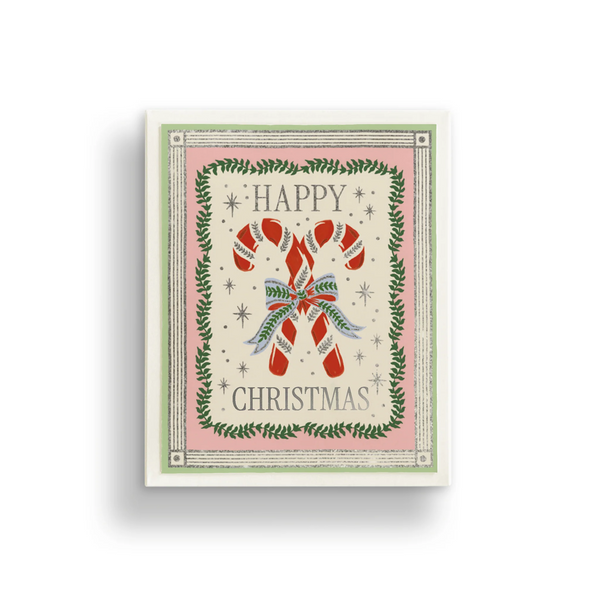 Rifle Paper Co. - Candy Cane Christmas Card BOX SET