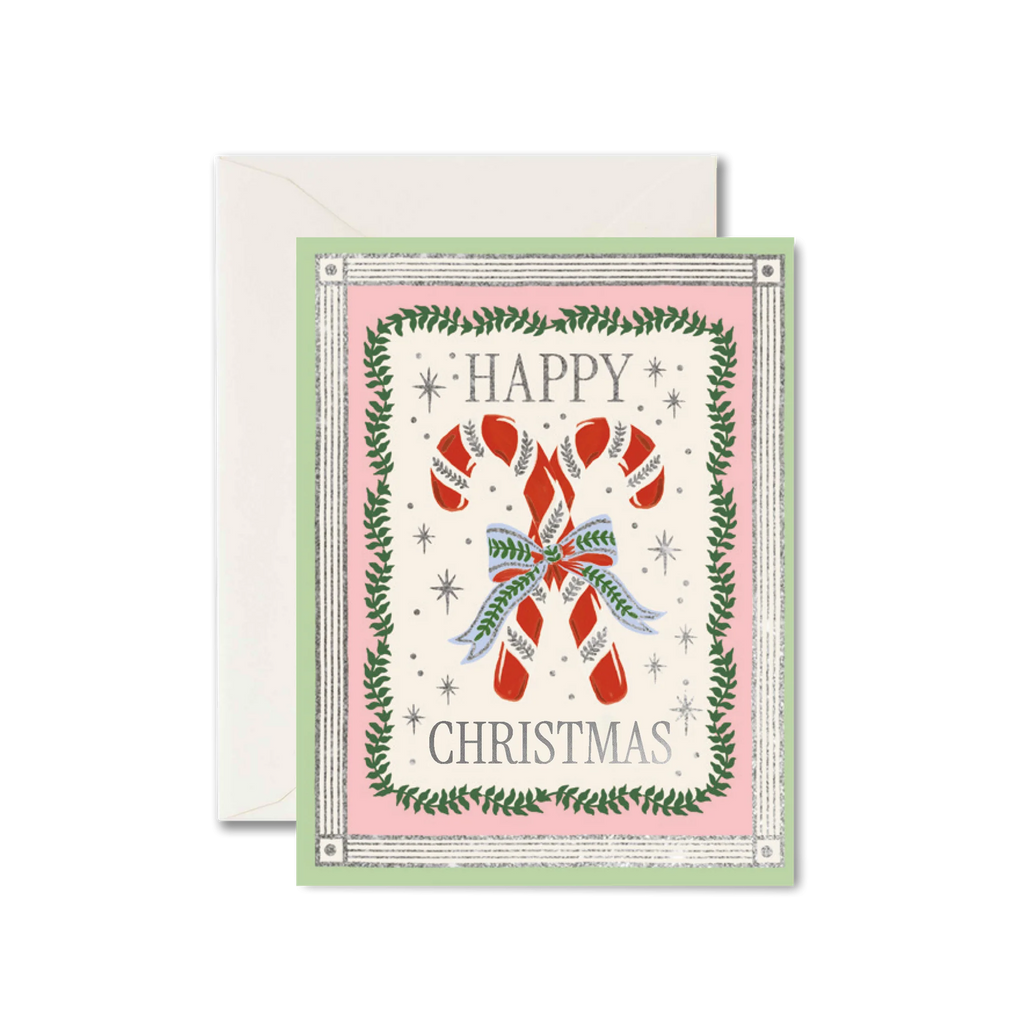 Rifle Paper Co. - Candy Cane Christmas Card BOX SET