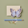 Wanderlust Paper Co. Blue Butterfly Mini Card