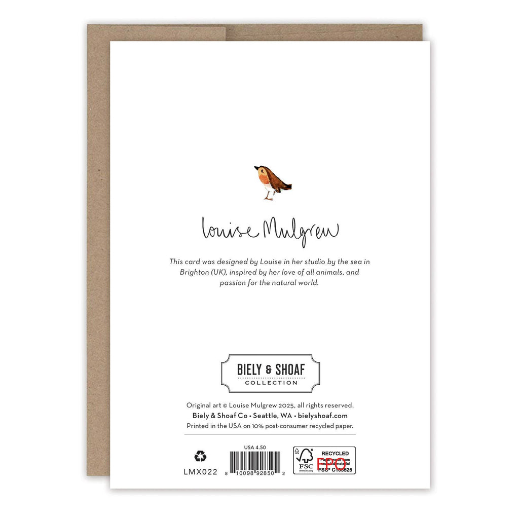 Biely & Shoaf - Swans Lovely Christmas Card