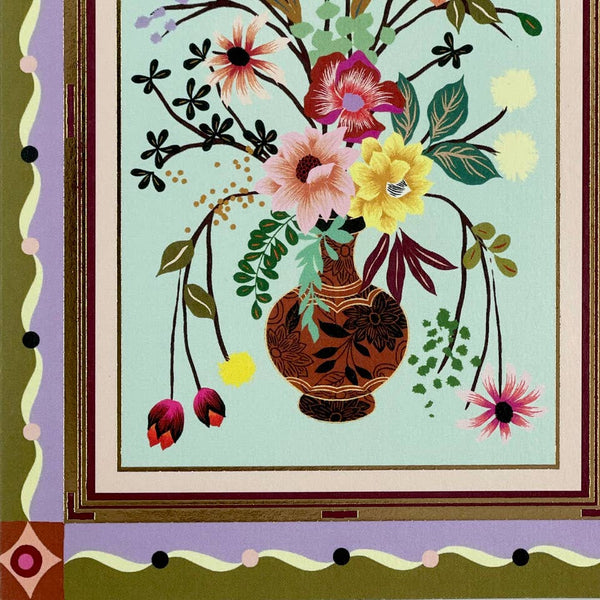 Pavilion - Bloom - Powder Greeting Card 