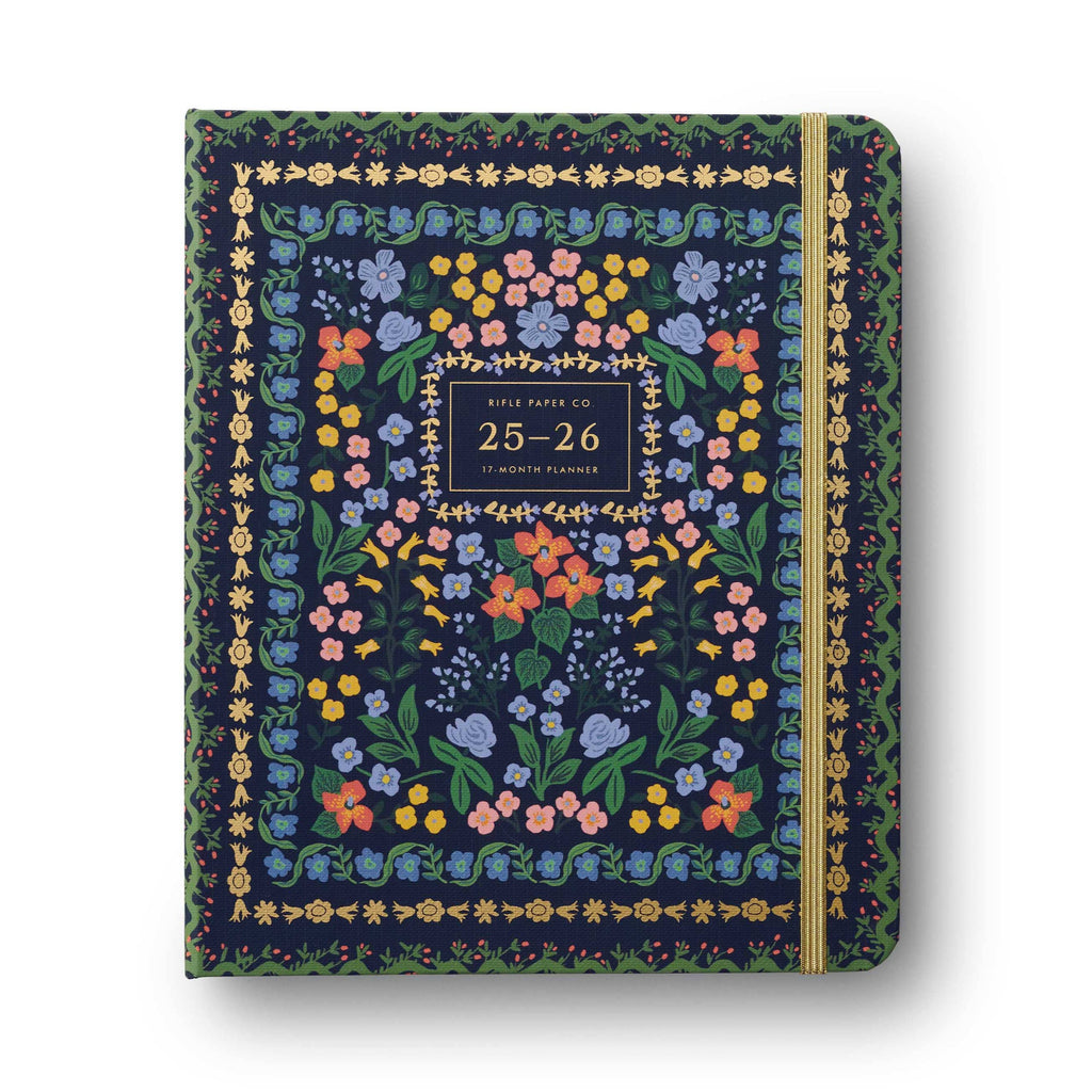 Rifle Paper Co - 2025-2026 Wildwood 17-Month Academic Covered Spiral Planner