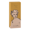 Box of olive hand cream with a vintage-style illustration on a white background