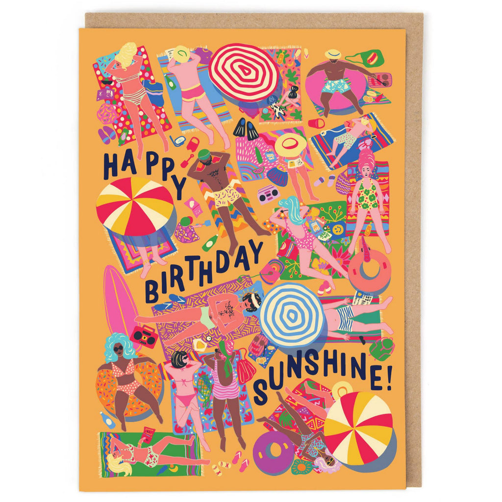 Cath Tate Cards - Birthday Sunshine Birthday Card