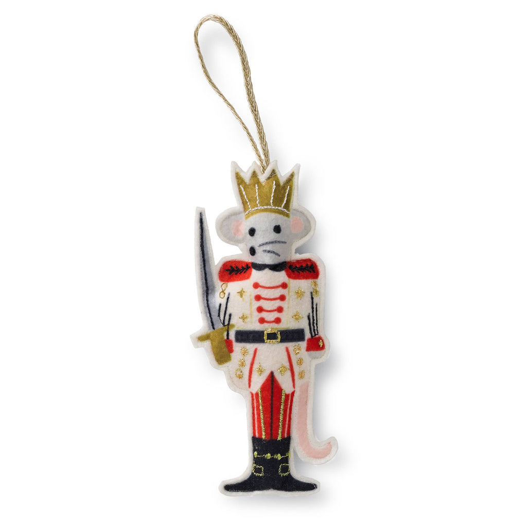 Rifle Paper Co. - Nutcracker Set of 3 Felt Ornaments