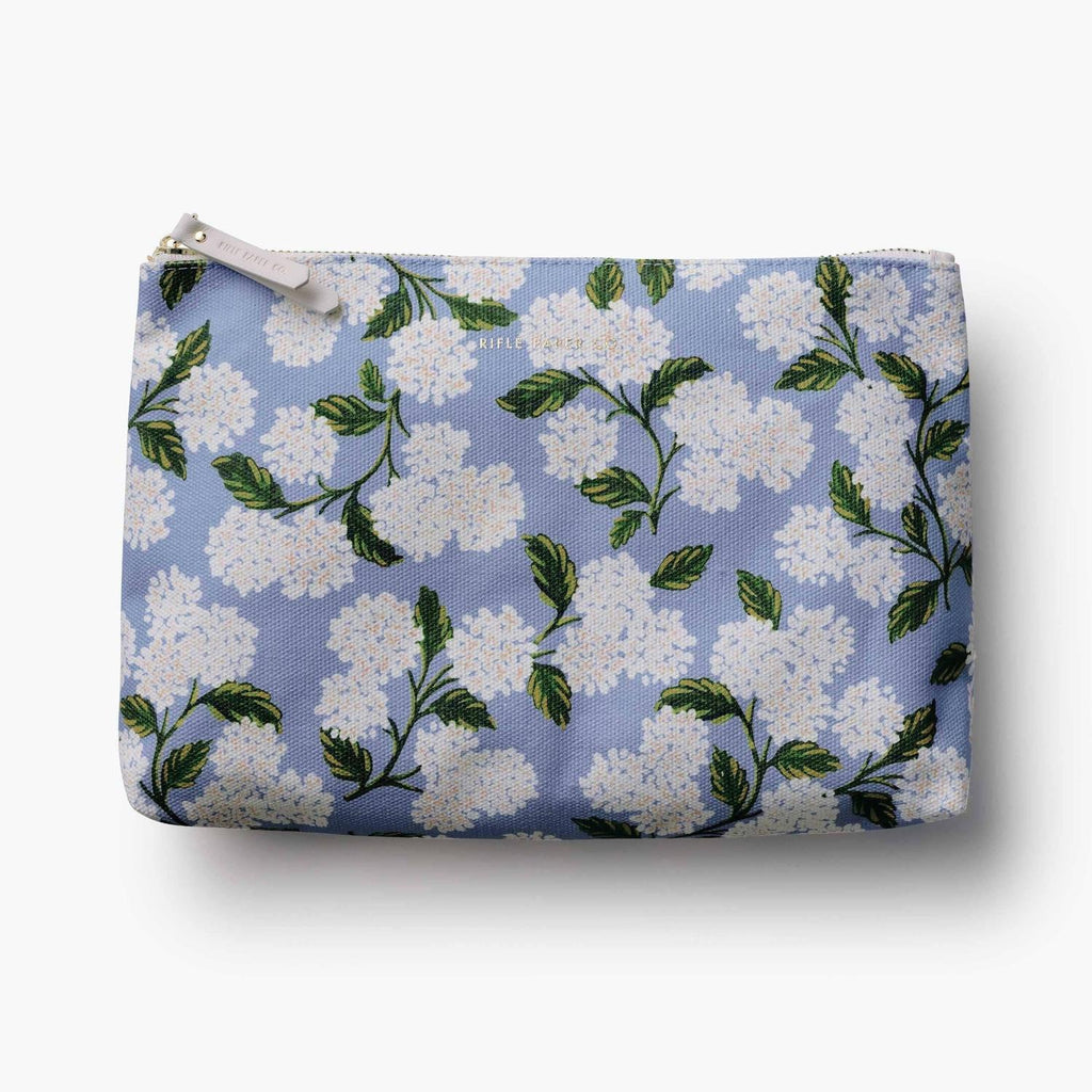 Rifle Paper Co - Hydrangea Zippered Pouch Set