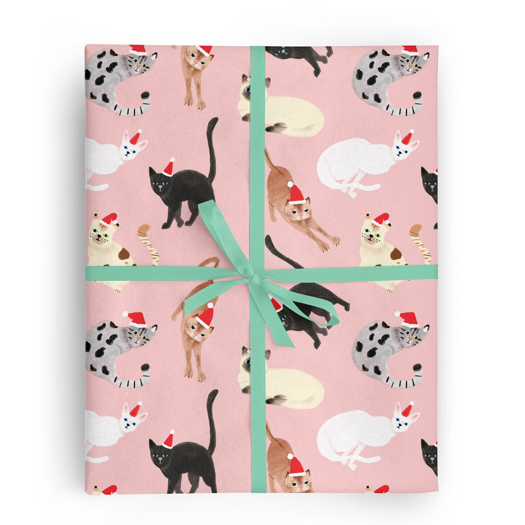 Carolyn Suzuki Feline Christmas Wrap