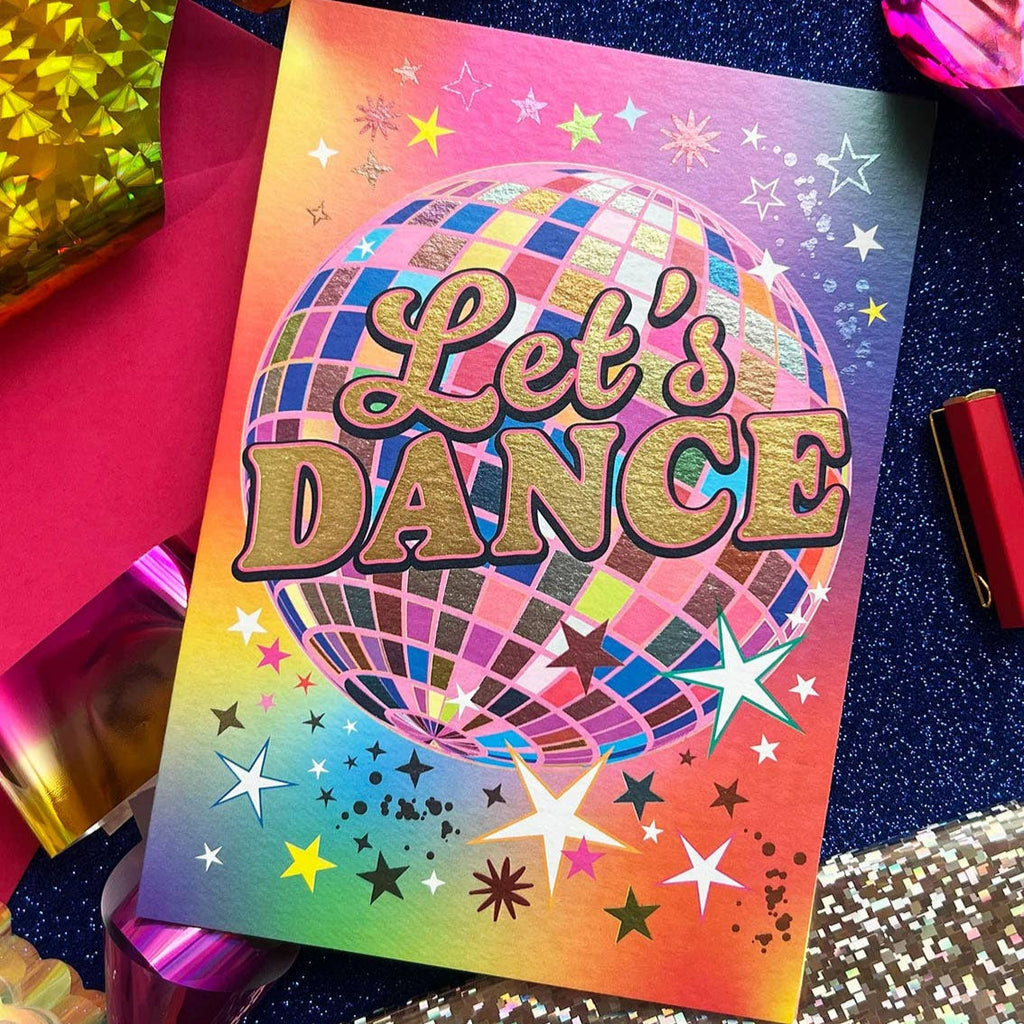 Cath Tate Cards - Let's Dance Birthday Card