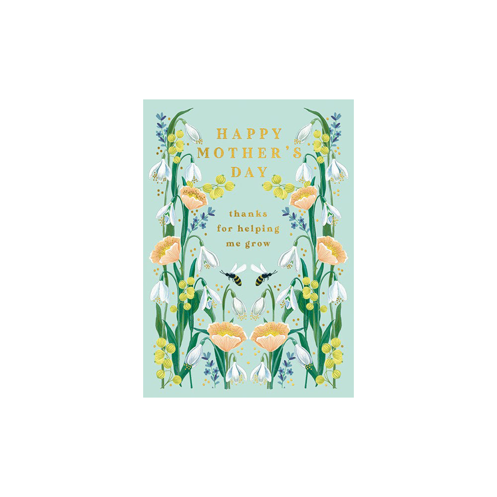 The Art File Thanks For Helping Me Grow Mother's Day Card