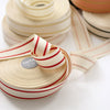 Studio Carta Striped Cotton Ribbon - Red