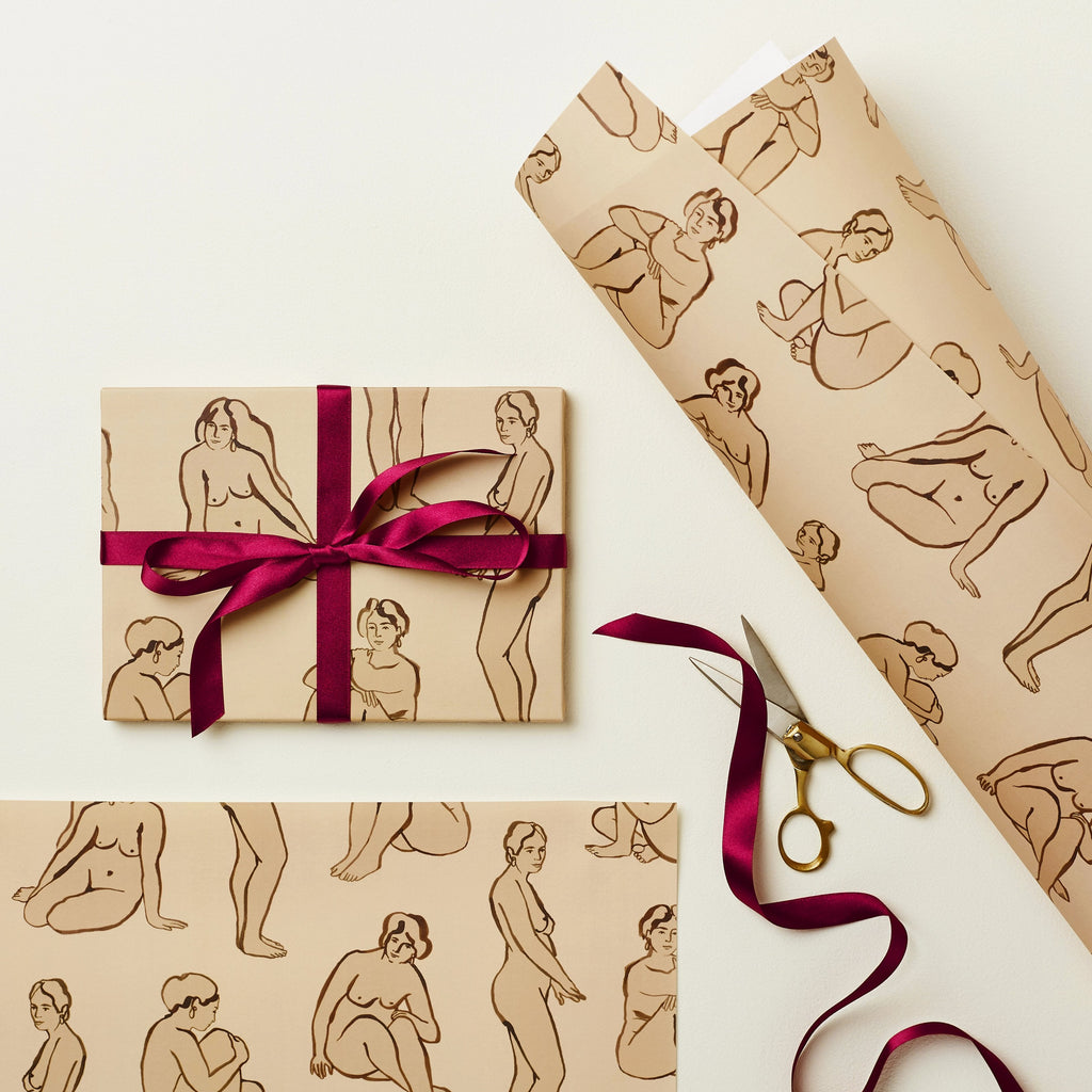 Wanderlust Paper Co. Nudes Gift Wrap