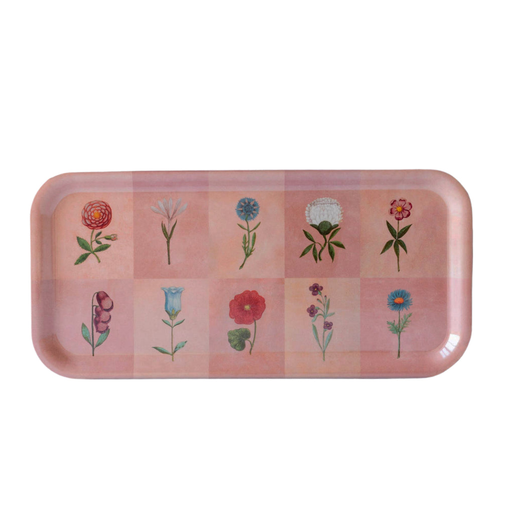 Roomytown - Festival of Flowers Birchwood Tray