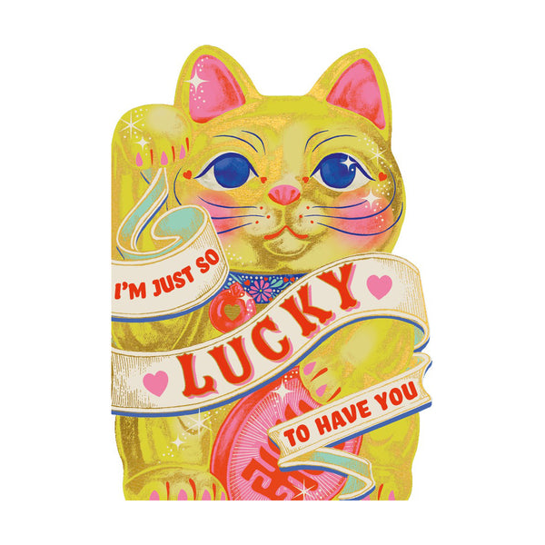 The Art File Lucky To Have You Card