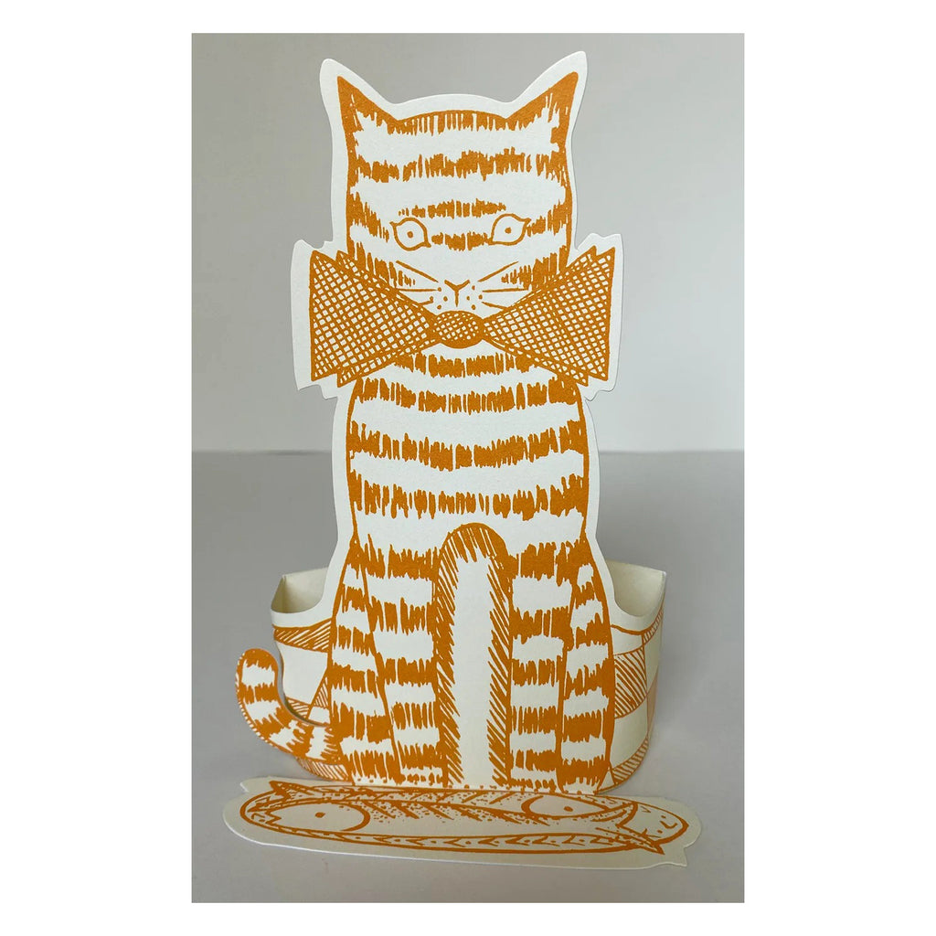Elizabeth Harbour Stand-up Mackerel Cat Card