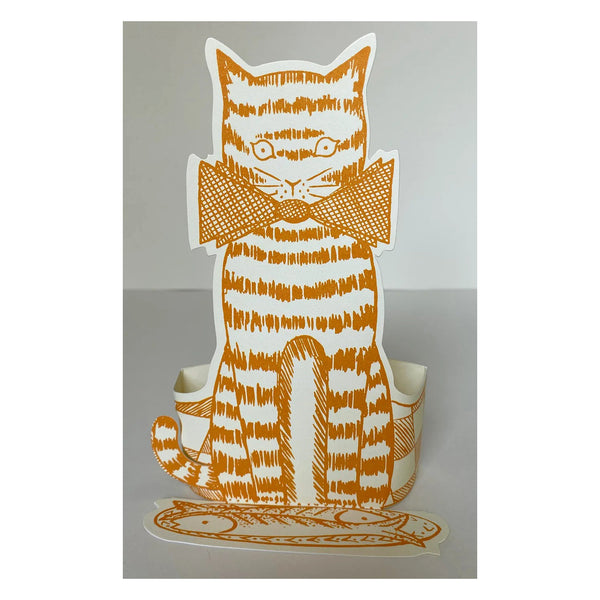 Elizabeth Harbour Stand-up Mackerel Cat Card
