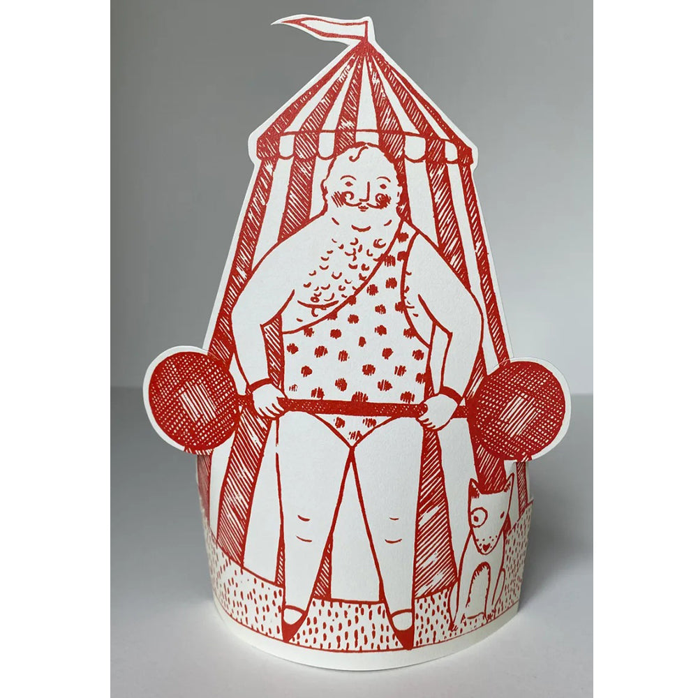 Elizabeth Harbour Stand-up Circus Strongman Card