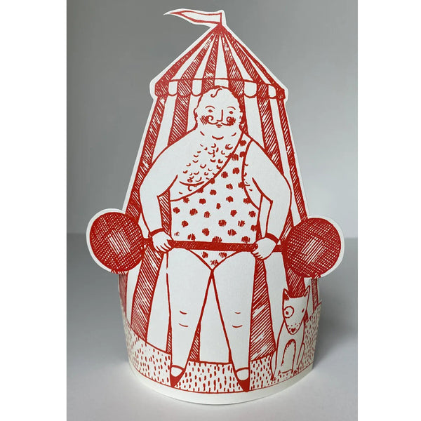Elizabeth Harbour Stand-up Circus Strongman Card