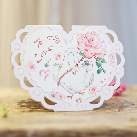 Sophie Amelia Creates - To My Love Heart Card