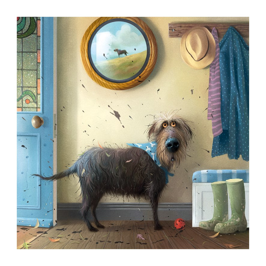 Toby The Dog 'It Wasn't Me' Card