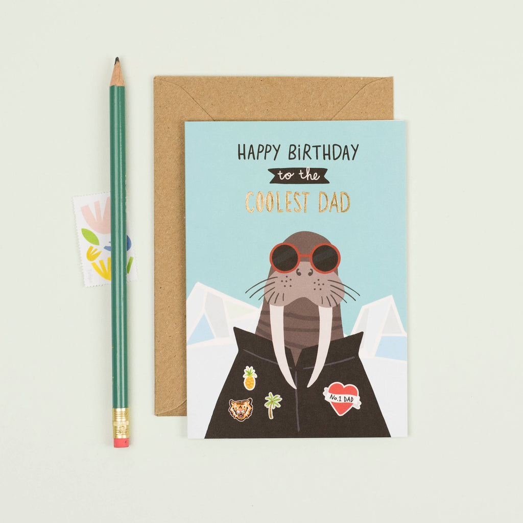 Mifkins - Coolest Dad birthday Card