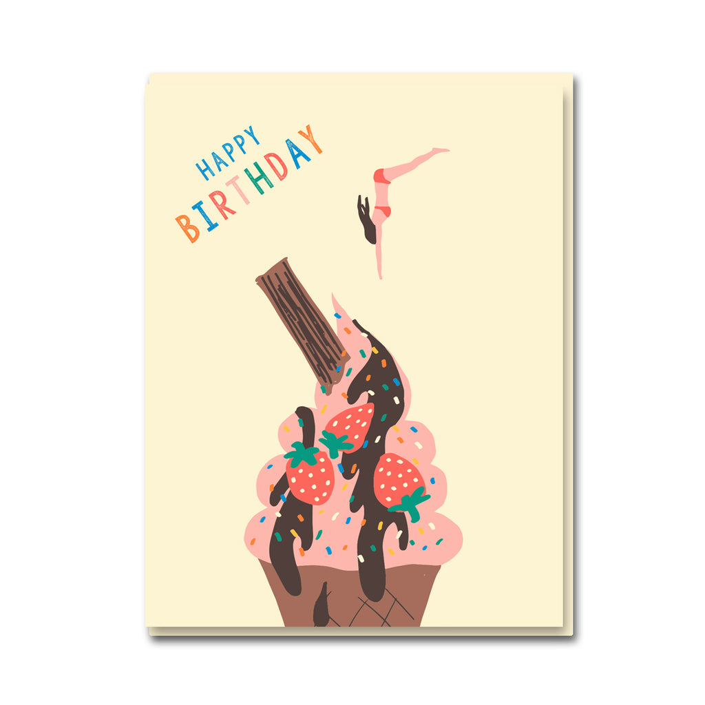 Emma Cooter Dive In Birthday Card