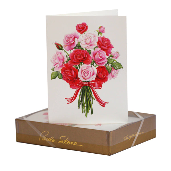 PAULA SKENE DESIGNS - Happy Roses Blank Card