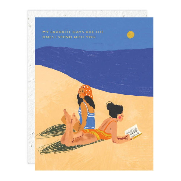 Seedlings - Beach Girls - Love + Friendship Card