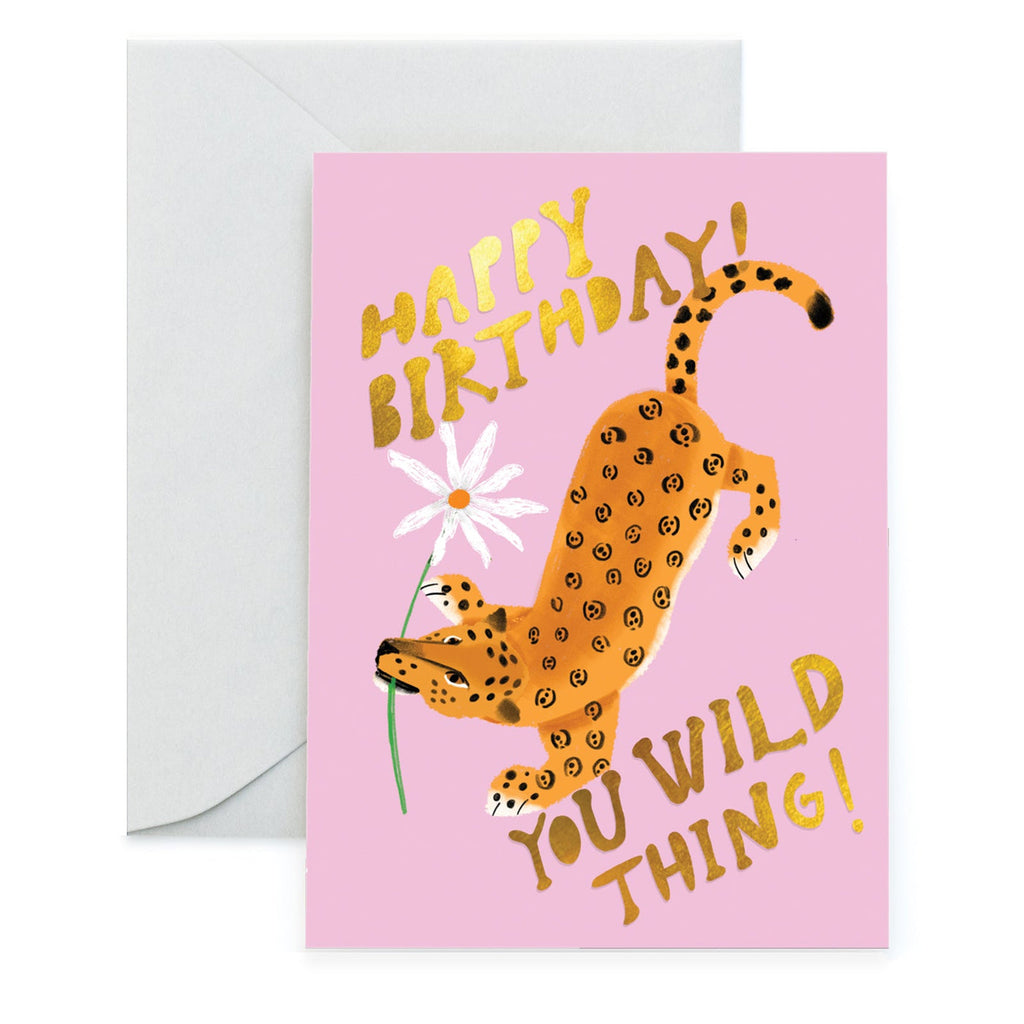 Carolyn Suzuki Wild Child Birthday Card