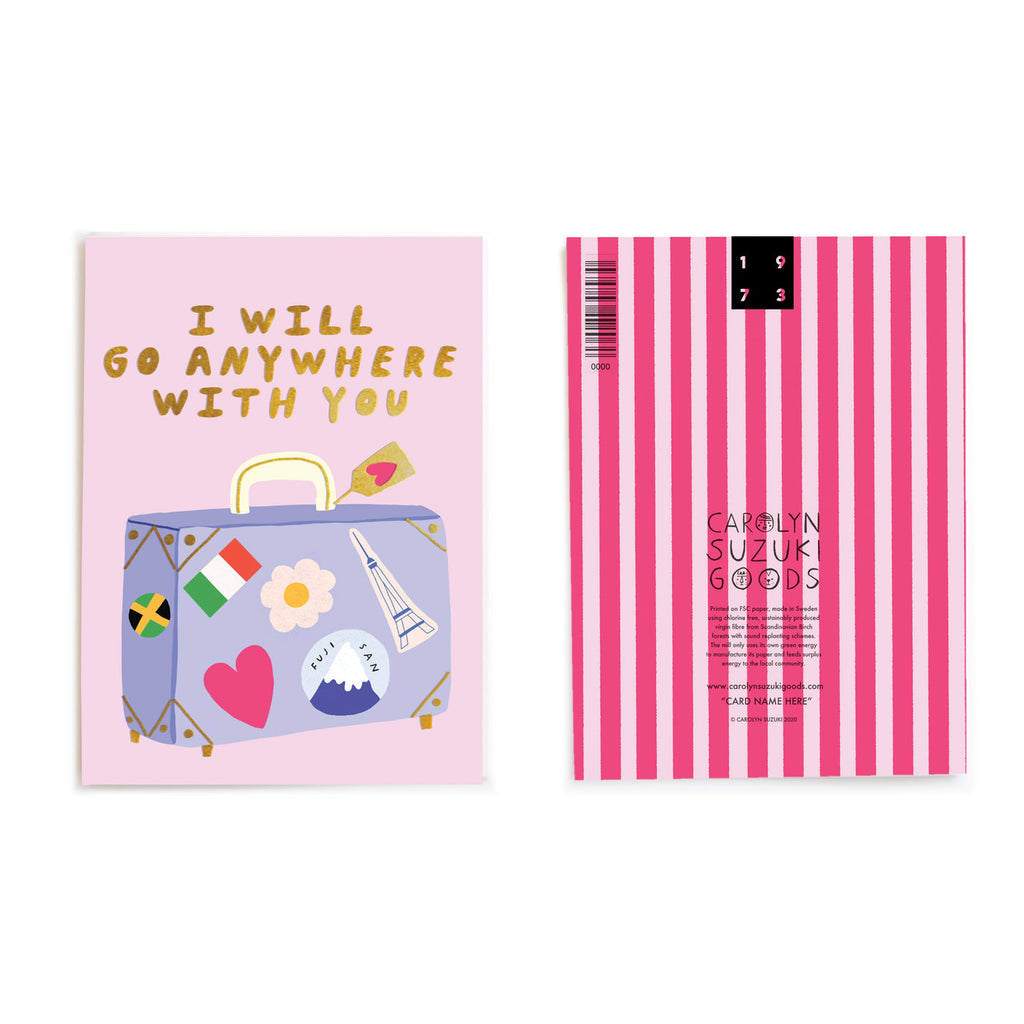 Carolyn Suzuki Anywhere With You Card