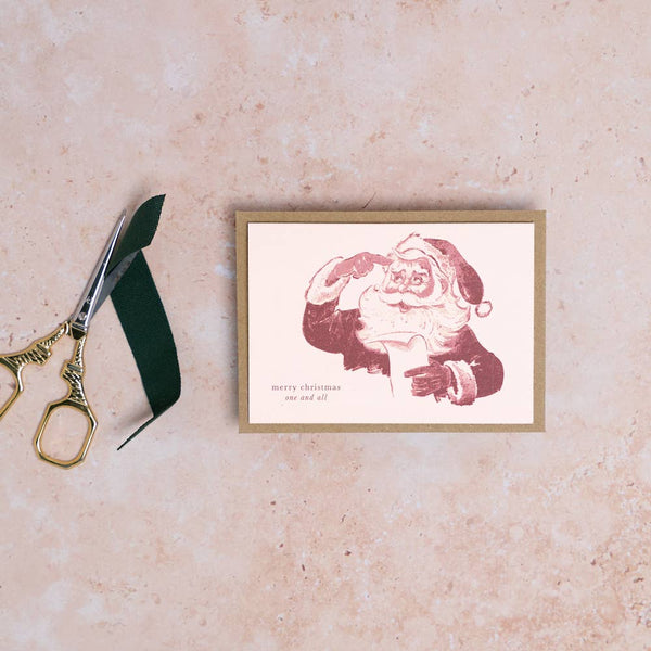 Katie Leamon - Relove Santa's List Christmas Mini Card