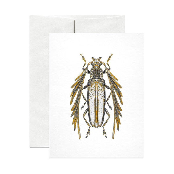 Open Sea - Feather-horned Longicorn Greeting Card
