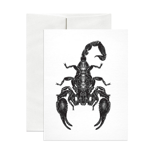 Open Sea - Emperor Scorpion Greeting Card