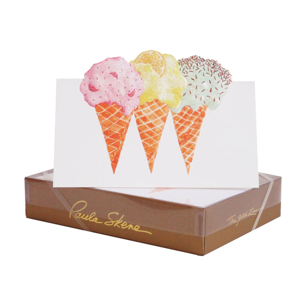 PAULA SKENE DESIGNS - Die Cut Ice Cream Cone Birthday Card