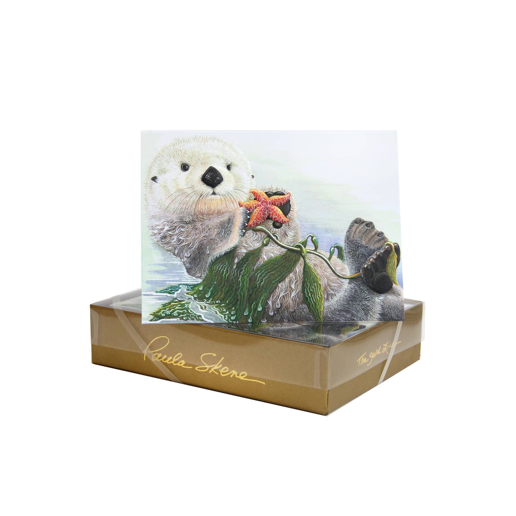 PAULA SKENE DESIGNS - Oliver Otter Card