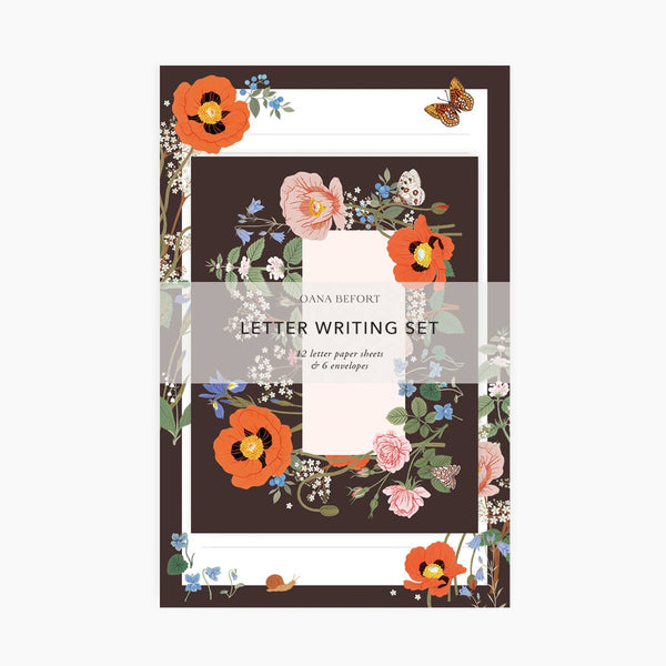 Oana Befort WILD FLOWERS Letter Writing Set