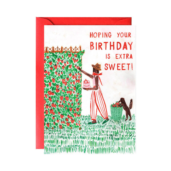 Mr. Boddington's Studio - Strawberry Shortcake Birthday Card